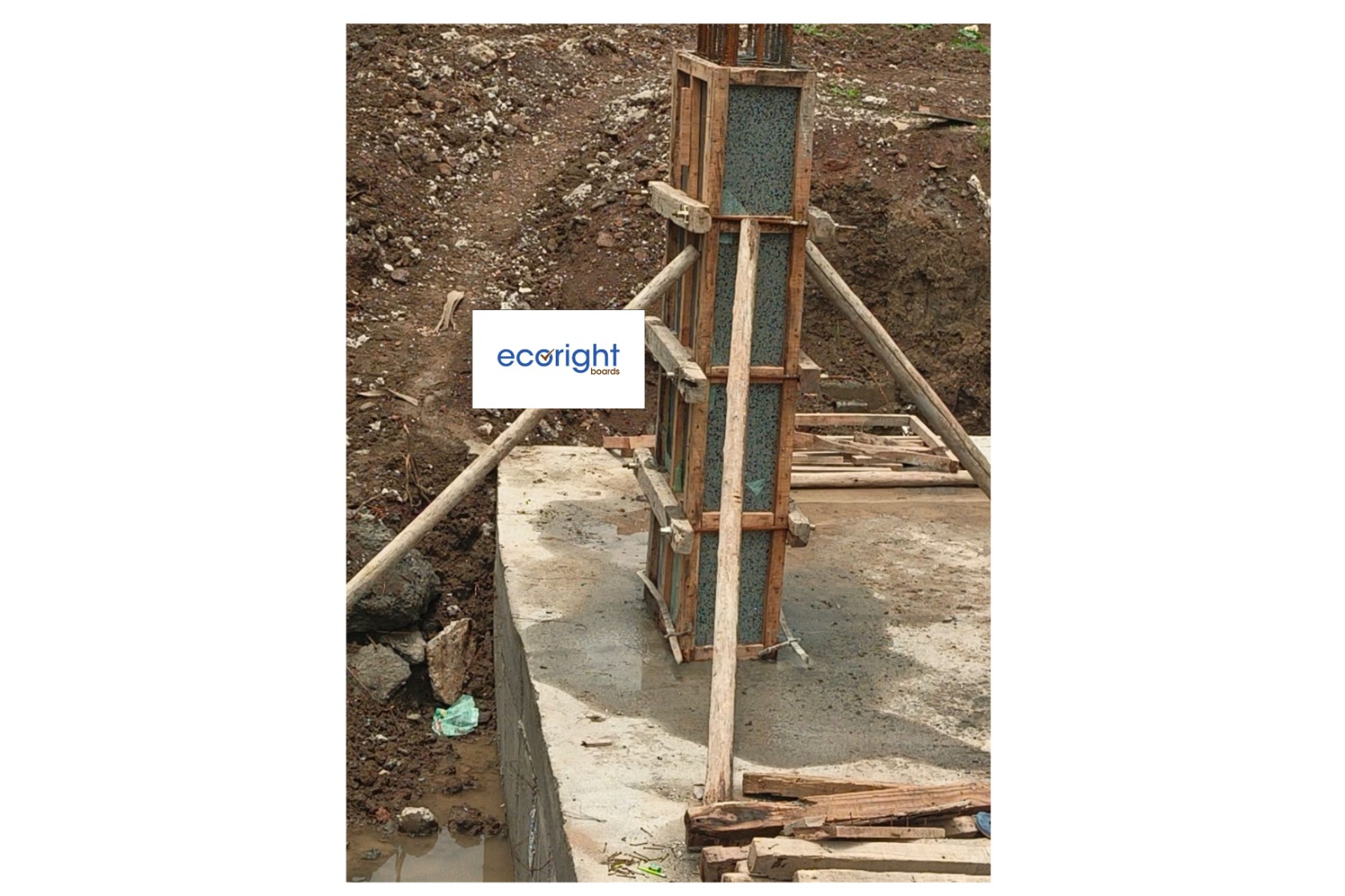 Ecoright Shuttering Board Foundation